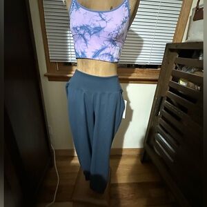 RBX ACTIVE  Medium Loose Active Powder Blue pants nwt